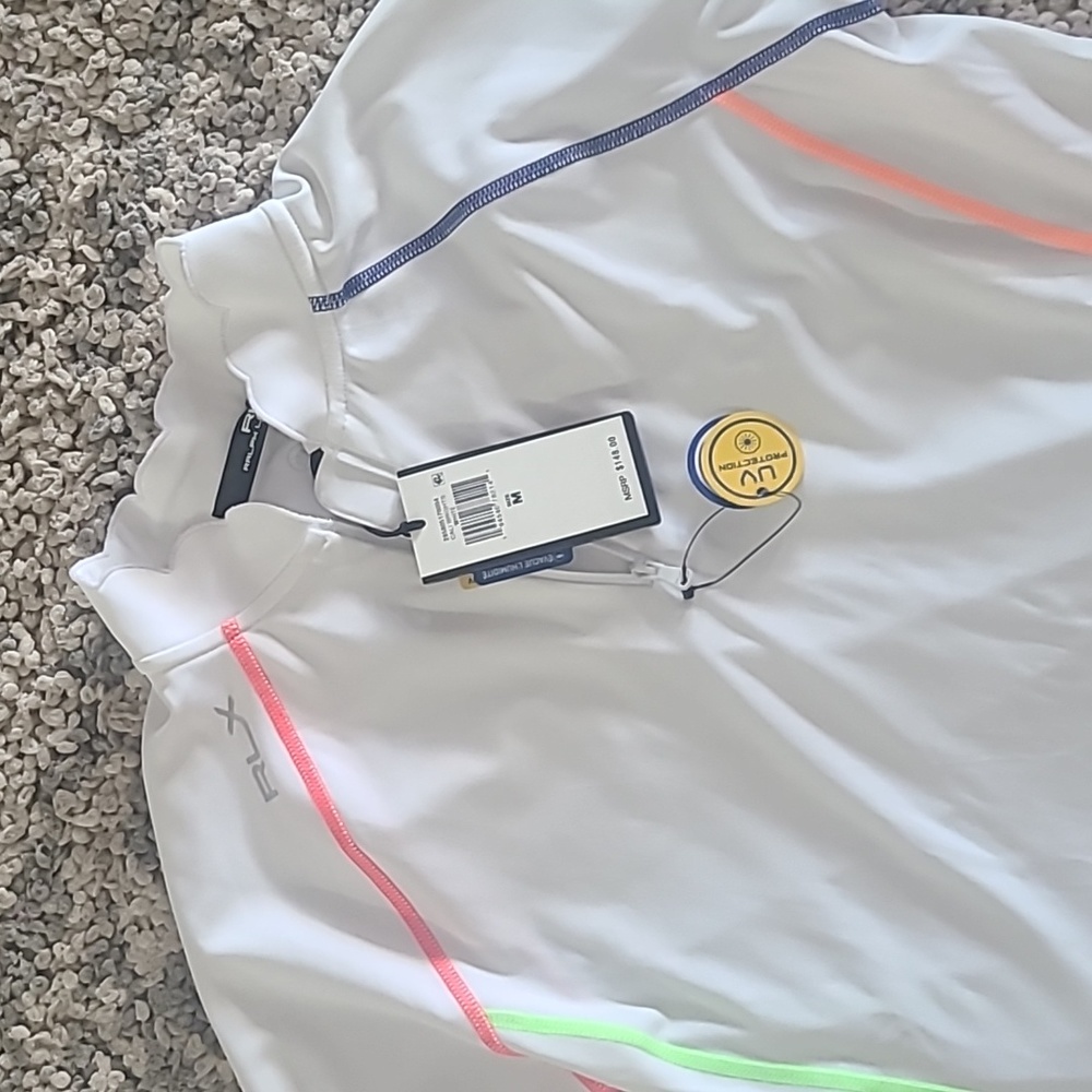 🌟NWT Ralph Lauren RLX UV protection golf swim sporty long sleeve top